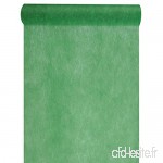 Discount Mariage - Chemin de table tissu non tissé uni vert fonce - B00766GPM8